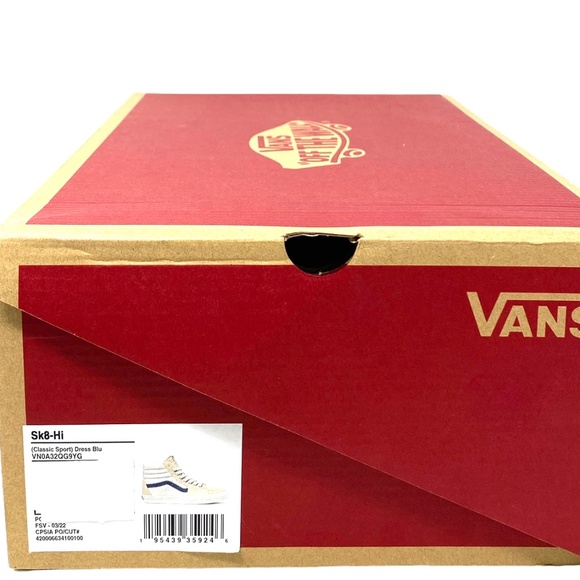 VANS Sk8-Hi Classic Sport Shoes Suede Canvas Sneakers SB White Women VN0A32QG9YG - Picture 8 of 9